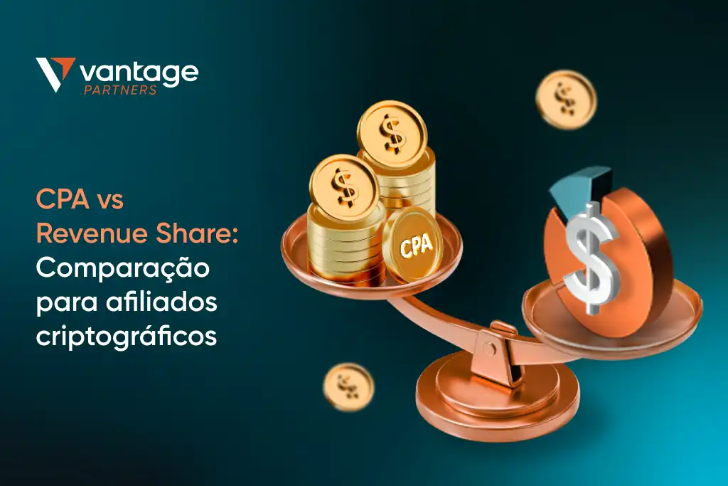 CPA vs Revenue Share: comparação para afiliados criptográficos [2026]