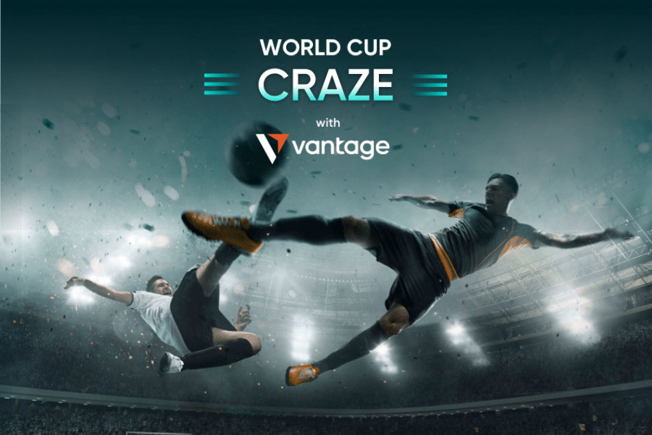 Enter the ‘World Cup Craze’ event with Vantage and win prizes with your favourite soccer teams